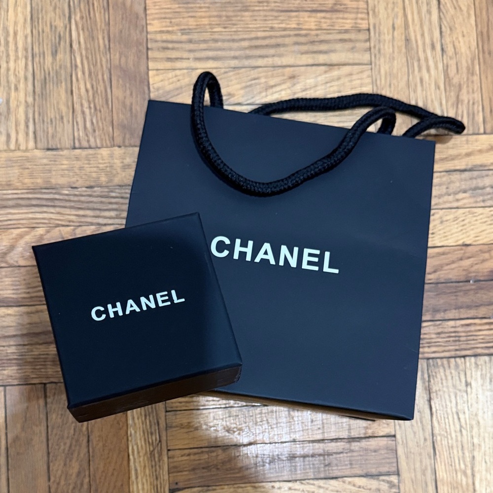 CHANEL Black Bag and Box Set